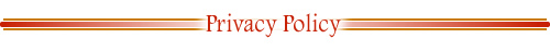 Privacy Policy